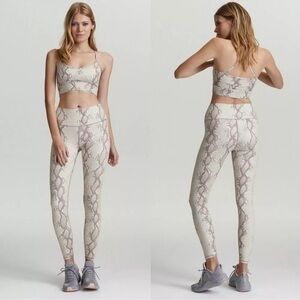 Varley Century Legging 2.0 25" Champagne Snake